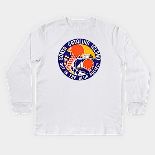 1935 Santa Catalina Island Kids Long Sleeve T-Shirt